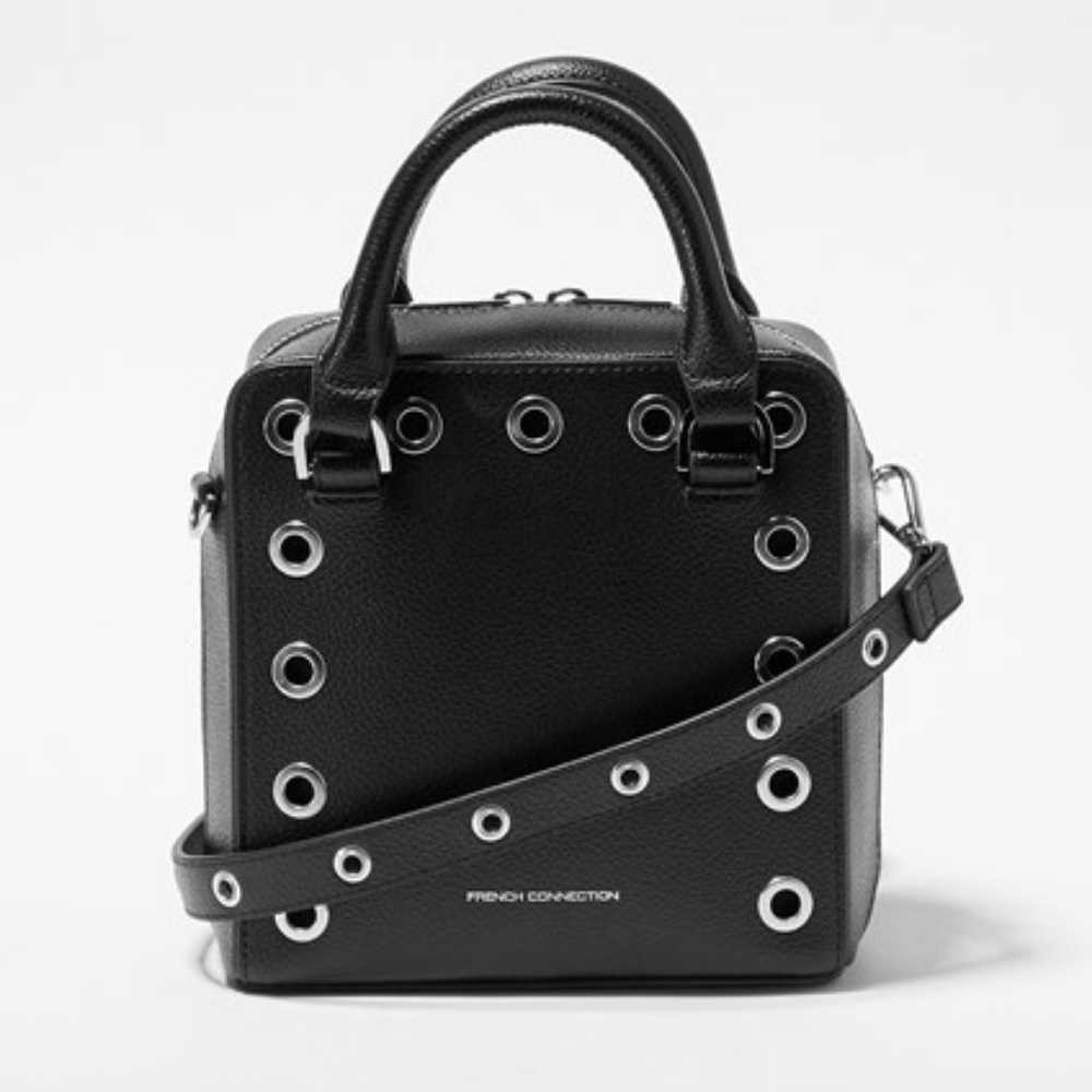 FERN STUDDED SPLIT LEATHER CROSSBODY BAG